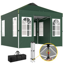 Carpa Plegable Verde 293 x 293 x 272 cm