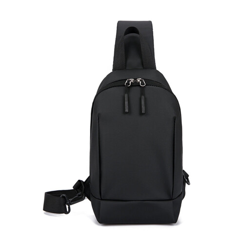 Bolsa transversal masculina impermeável de 12 litros com compartimento para celular.