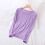 Top da pigiama da donna a maniche lunghe con scollo rotondo 1