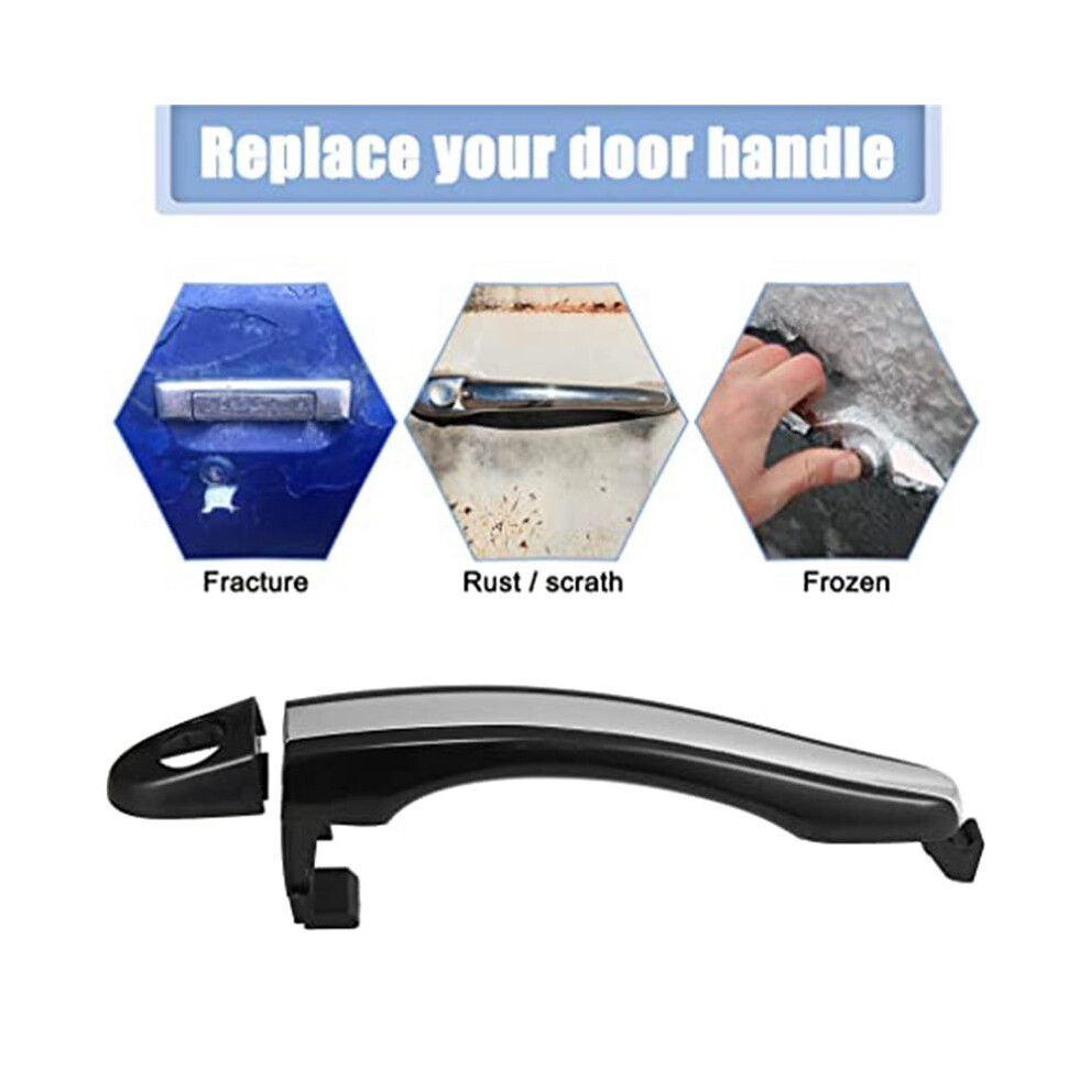 82651-3L000 Front Left Outer Door Handle For Azera 2006-2011Exterior Door Puller Handle Chrome Trim 826513L000 6032592220522