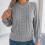 Women's Pullover Sweater Gray L 7