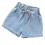 Blå denimshorts for jenter, 4 år 1