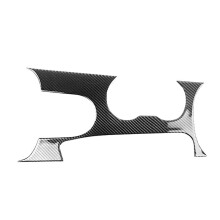 Carbon Fiber Interior Center Console Gear Shift Panel Cup Holder Cover Trim Decal Frame for Mustang 2015-2021