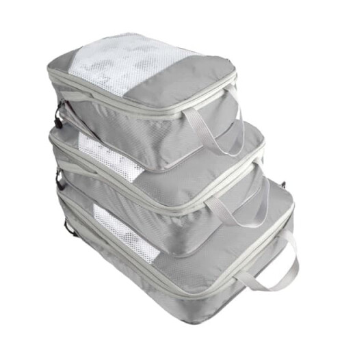 Packing Cubes Set Grey 3-piece 1