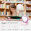 LED Desk Lamp for Kids Dimmable Rechargeable Pink 2