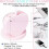 LED Desk Lamp for Kids Dimmable Rechargeable Pink 4