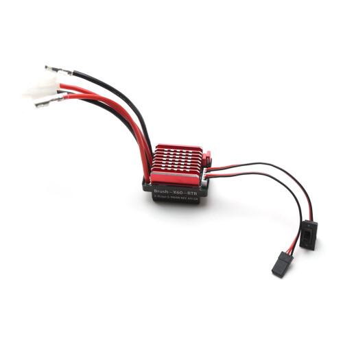 ESC-hastighetskontroller børstet 6V2A for 1/10 RC-bil