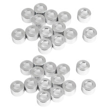 20X Aluminum Column Flat Gasket Bushing 6mm Aluminum Bushing Aluminum Barrier 3D Printer Accessories for