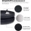 Hard black case classic large 1 piece 2