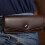 Men's Leather Glasses Case Black 1pc 5