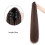 Black Curly Ponytail Wig Hair Extension 2