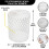 Leaf Filter Gutter Strainer & Downspout Guard  to 4inch Diameter Gutter Drain Cover & Gutter Down Spout Rain Protector 7