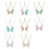 Set di 2 collane dell'amicizia Harmtty con farfalle 1