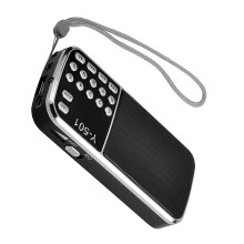 Tacar Raidió QISUO le Taispeántas LED 0.75-orlach Seinnteoir MP3