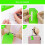 Luggage tags silicone green 2 pcs 3