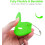 Luggage tags silicone green 2 pcs 6