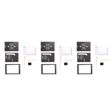3X 3,5 Pulgadas Tft Lcd Pantalla de Contacto 320X480 Resolución Abs Estuche + Lápiz Táctil para Raspberry Pi 4 B