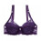 Damen-Push-up-BH aus Spitze, ungefüttert, mit Bügeln, lila, Größe 40B 1