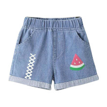 Pantaloncini di jeans da bambina, blu, taglia 11 anni