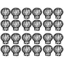 24PCS Gutter Guard Downspouts Filter Strainer Preventing Leaf Debris Branches Roof Moss From Clogging the Pipes