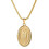 Colar com pingente da Virgem Maria de Guadalupe em ouro 1