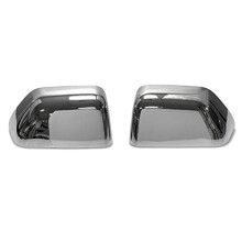 Auto Zijspiegelkap voor F250 F350 F450 F550 2017-2023 Bovenste Helft Chrome Spiegelbehuizing Autoaccessoires