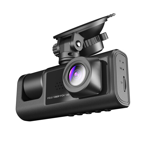 Dashcam, 1080p-Dreifachkamera, 2-Zoll-Bildschirm