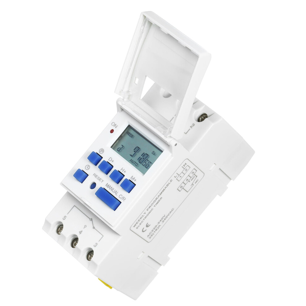 Digital Lcd Programmable Timer Switch 16A 220V Ac 9165521957606