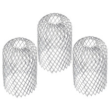 3St TakräNneskyddsfilter 3 Tums Expanderande Aluminiumfiltersil Anti-Blockerande LöVavlopp SkräPavloppsnäTskydd