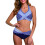 Bikini da donna con stampa boho, set da 2 pezzi 1