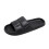 Men's Breathable Soft-Sole Slippers Black Size 11 1