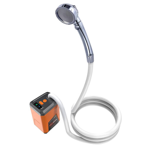 Bærbart dusjhode, batteridrevet, 3 vannmoduser