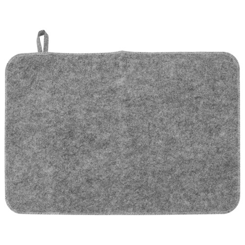 Tappetino da sauna in feltro grigio per uso domestico/bagno
