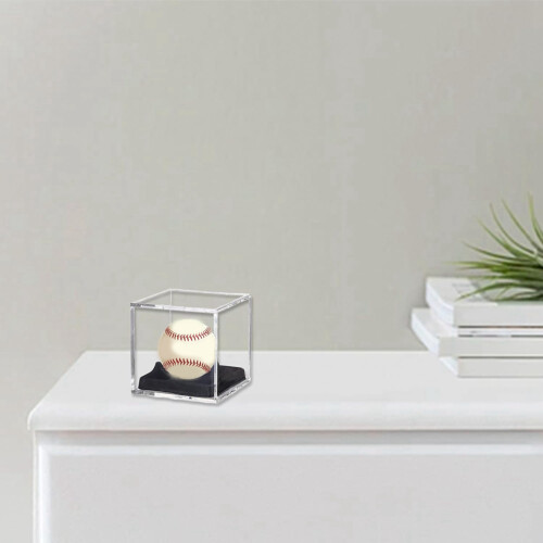 2X Baseball Display Case UV Protected Acrylic Baseball Display Cases Display Cases for Any Baseball 2