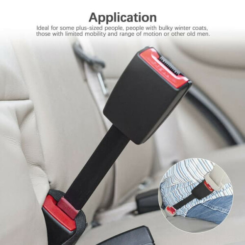 Seat Belt Extender Adjustable 12 Inches 2