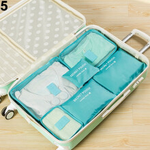 Borse portaoggetti da viaggio di grande capacità, organizer portatile (6 pezzi)