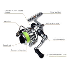 SOUUXIU telescopic fishing rod and reel combo lightweight