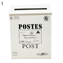 Cassetta postale retrò in metallo da parete15#