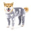 Hundedragt i flannel til små, mellemstore hunde 1