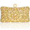 Dame clutch med glitrende strass-mønster 1