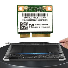 2X Tarjeta de Red Inalámbrica Atheros AR5B95 AR9285 2,4G 150Mbps PCI-E Tarjeta de Red Integrada de Media Altura para X230 G460