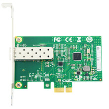 Tarjeta LAN de Fibra Óptica de un Solo Puerto SFP de 1000 Mbps I210-F1 PCIe X1 para Chip I210AS I210-1SFP