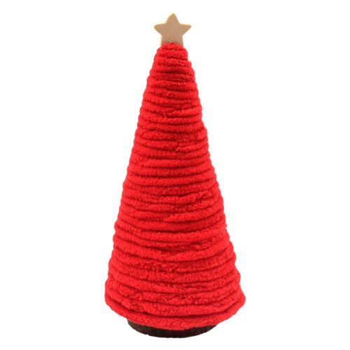 Christmas Tree Table Decor Red Velvet 6.29 Inch 1