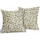 Conjunto de 2 capas de almofada vintage com estampa floral, 45x45cm (18x18 polegadas). 1