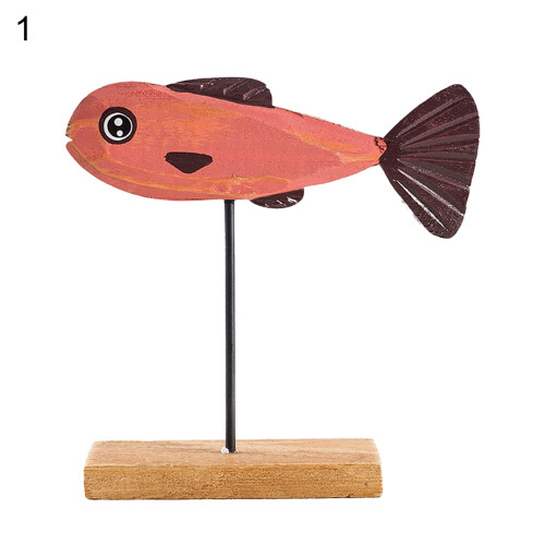 Trefiskstatue Hjemmedekor Skulptur 1 stk