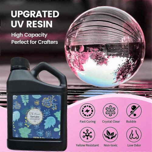 UV Resin Crystal Clear 500g Fast Curing 1