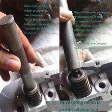 2 Conjuntos de Removedores de Mola de Válvula de Motor para Compressor de Mola de Motocicleta, Acessórios para Motocicletas