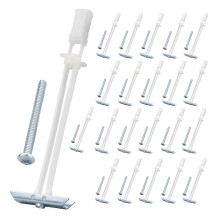 Drywall Anchor with Bolt for 1/4In-20In Fastener Sizes, Heavy Duty Hollow Drywall Anchor Kit for TV Mounting,22PCS