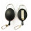 Retractable ID Holder with Yo-Yo Function Black 2