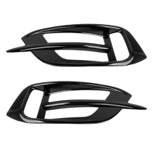 Black Car Rear Fog Light Grill Cover Trim for 10Th 2016 2017 2018 2019 Rear Fog Lamp Grille